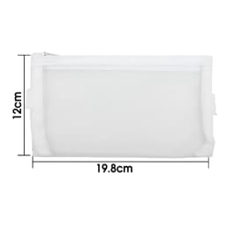 Pencil Case Set Clear Exam Pencil Pouch Mesh Zipper Pen Pouch Nylon Pen