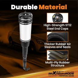 Pair Rear Suspension Air Spring Bag Struts for Mercedes Benz S-Class W220 2203205013 2203202338