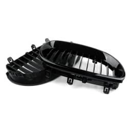 Artudatech Front Replacement Gloss Black Kidney Grille For BMW E60 E61 5 Series 2003-2010