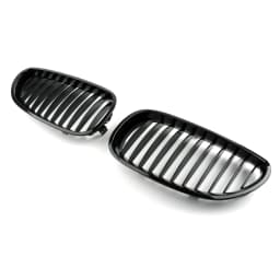 Artudatech Front Replacement Gloss Black Kidney Grille For BMW E60 E61 5 Series 2003-2010