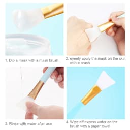 Silicone Face Mask Brush Facial Mask Mud Mixing Applicator Makeup Tools Cosmetic