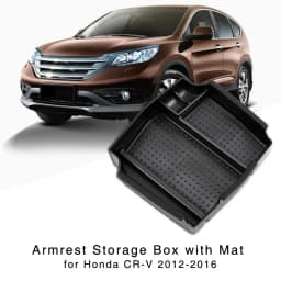 Armrest Storage Box for Honda CR-V CRV 2012 2013 2014 2015 2016 Central Console Glove Tray Interior Organizer