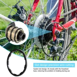Gear Bike Spacer Light Bottom Bracket Spacer Flywheel Hub Spacer 1mm/1.5mm/ 1.85mm/ 2mm/ 2.18mm /2.35mm Bicycle Headset Washer