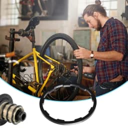 Gear Bike Spacer Light Bottom Bracket Spacer Flywheel Hub Spacer 1mm/1.5mm/ 1.85mm/ 2mm/ 2.18mm /2.35mm Bicycle Headset Washer