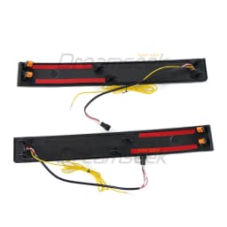 LED DRL Daytime Running Light for Toyota Land Cruiser Prado J250 LC250 2024+ Fog Lamp w/ Sequential Dynamic Turn Signal Daylight