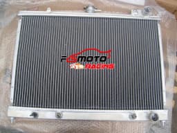 ALUMINUM RADIATOR & FAN For NISSAN Pintara Skyline R31 86-93 1986-1993 AUTO 1992 1991 1989 1988 1987 1986 86 87 88 89 90 91 92
