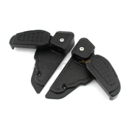 Rear Foot Pedal Passenger Footpegs Rest for Vespa Primavera Sprint 125 150 2017-2022 Motorcycle Foldable Footrests Peg Black CNC