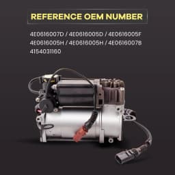 Air Suspension Pump for Audi A8 S8 D3 4E 2003 - 2010 4E0616007B Shock Absorber Parts
