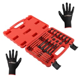 Glow Plug Electrodes Extracting Pulling Removal Tool Set M8/M10 Threads Drills