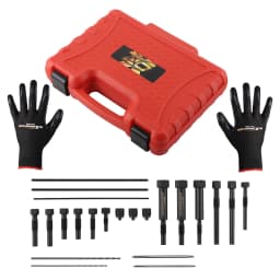 Glow Plug Electrodes Extracting Pulling Removal Tool Set M8/M10 Threads Drills
