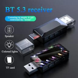 USB Adapter For Car Portable FM Transmitter For Audio Multifunctional Plug & Play USB Radio Adapter Audio Receiver For Car Home