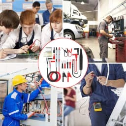 Electrical Multimeter Test Lead Kit Professional Alligator Clip Probe Leads Set Replaceable Pin Electronic Repair Tool Kit For