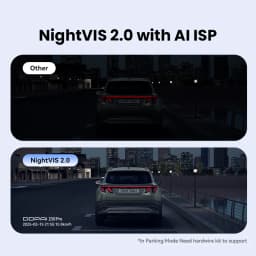 DDPAI Dash Cam Z50 Pro 4K HDR + 1080P Car DVR Night Vision Wi-Fi 6 GPS ADAS 24h Parking Monitor Front and Rear Camera Dashcam