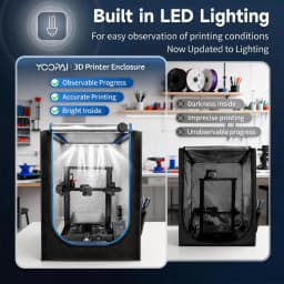 3D Printer Enclosure For Creality LED Thermo-Hygrometer Ventilation Kit Premium Fireproof Dustproof Constant Temperature