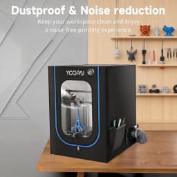 3D Printer Enclosure For Creality LED Thermo-Hygrometer Ventilation Kit Premium Fireproof Dustproof Constant Temperature