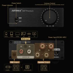 AIYIMA A07 Premium Amplifier TPA3255 Power 300Wx2 Class D Digital Audio Amp HiFi 2 Channel Stereo Sound Hifi Home Amplifiers