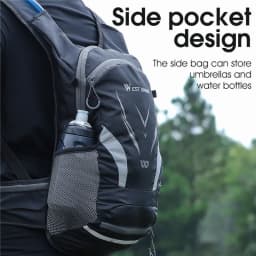 WEST BIKING 16L Cycling Backpack Waterproof Ultralight Bicycle Bag Outdoor Mountaineering Hiking Travel Bike Hydration Backpack