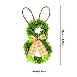 Easter Door Wreath Decorative Spring Season Door Wreath Easter Party Supplies For Front Door Backyard Entryway Wall Window Decor