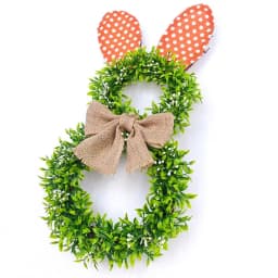 Easter Door Wreath Decorative Spring Season Door Wreath Easter Party Supplies For Front Door Backyard Entryway Wall Window Decor