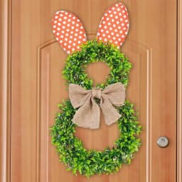 Easter Door Wreath Decorative Spring Season Door Wreath Easter Party Supplies For Front Door Backyard Entryway Wall Window Decor