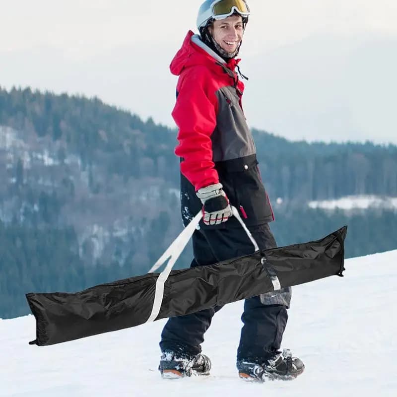 Snow Ski Bags Waterproof Travel Ski Outdoor Polyester Bag Adjustable Carrier Sports Accessories Snowboard Storage Sleeve For