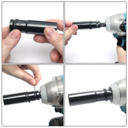 18V Brushless Impact Wrench Driver 1/2 inch Power Tool 588NM Kit Drill Screwdriver Power Tool Cordless Li-Ion Driver