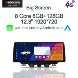 12.3" 720P 360 8G+128G Carplay Android 12.0 Car DVD Player multimedia GPS DSP WIFI Stereo autoradio For Hyundai Tucson 2017-2021