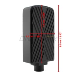 Motorcycle Brake Pedal Widened Brake Lever Bracket for BMW R18 2020 2021 2022 23 Black Foot Pegs Rest Extended Pad CNC Aluminum