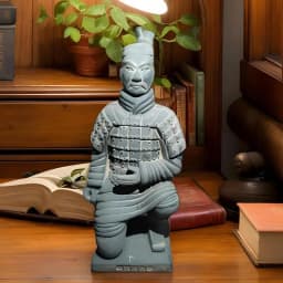 Collectibles Terracotta Warriors Statues Xian China Terracotta Warrior Clay Statues Chinese Cultural Decor China Qin Dynasty