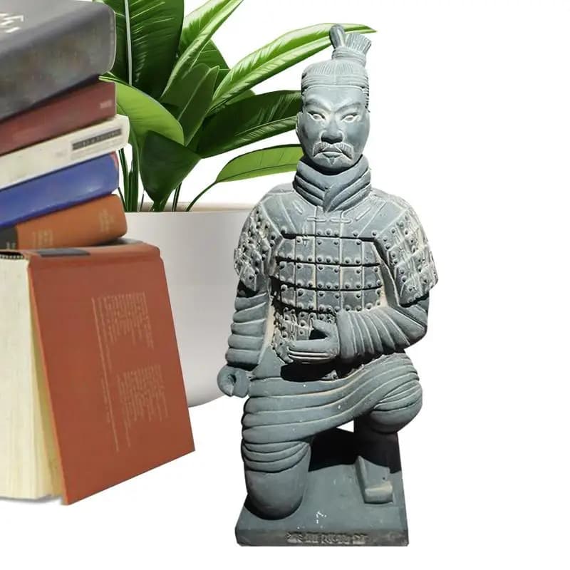 Collectibles Terracotta Warriors Statues Xian China Terracotta Warrior Clay Statues Chinese Cultural Decor China Qin Dynasty