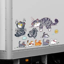 car decal bumper sticker Self-Adhesive Funny Cat Sticker Waterproof Accessories for Car Truck Window Bumper Decals