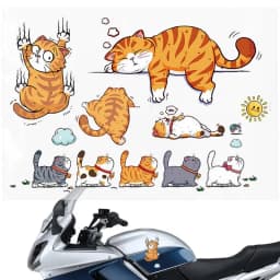 car decal bumper sticker Self-Adhesive Funny Cat Sticker Waterproof Accessories for Car Truck Window Bumper Decals