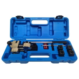 45 Degree Professional Brake pipe Flaring Tool Kit for Single, Bubble, and Double tube rolling , 3/16", 1/4", 5/16", 3/8"