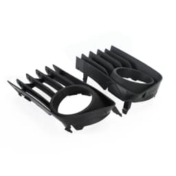 Artudatech 2pcs Bumper Fog Light Grille Grill Trim Cover Fit for Toyota Prius 2004-2009 05 06 07 08 Black