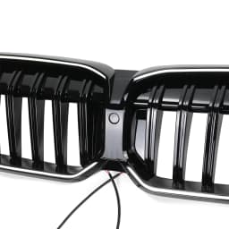 Artudatech Diamond Black Silver Front Kidney Grille Grill Fit for BMW 3 Series G20 G21 2023-2024