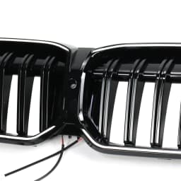 Artudatech Diamond Black Silver Front Kidney Grille Grill Fit for BMW 3 Series G20 G21 2023-2024