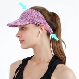 Sun Visor Elastic Sports Hat Tennis Golf Headband Cap Ladies Women Sun Vizor