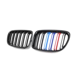 Artudatech Gloss Black Front Hood Kidney Grill Grille Fit for BMW X1 E84 2009-2014 SUV