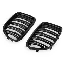 Artudatech Gloss Black Front Hood Kidney Grill Grille Fit for BMW X1 E84 2009-2014 SUV
