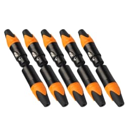 5 Pairs 3 Pin XLR Connector Male And Female Microphone Mic Cable Adapter, Orange