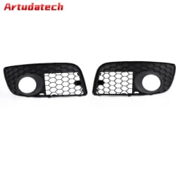 Artudatech Pair Front Bumper Fog Lamp Lights Grill Grille For VW GOLF MK5 GTI 2006-2009