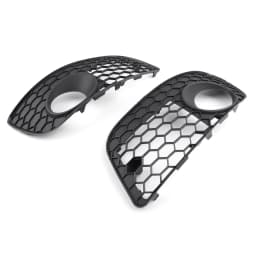 Artudatech Pair Front Bumper Fog Lamp Lights Grill Grille For VW GOLF MK5 GTI 2006-2009