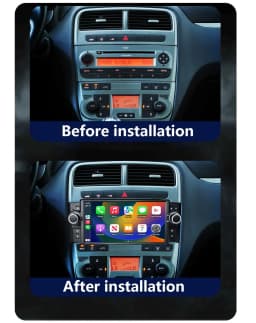 IPS Carplay DSP Android 12.0 8G+128G 8Core GPS Car Android Player Radio Wifi multimedia For Fiat Linea Grande Punto 2007-2012