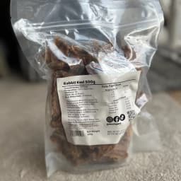 Waita Air Dried Rabbit Keel 400g Dog Chew Long Lasting Natural Treat