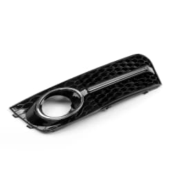 Artudatech LH Chrome Honey Comb Fog Light Cover Grille Grills For Audi A4 B8 2009-2012