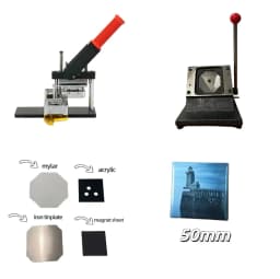 1000pcs Materials for Photo Magnet Fridge Magnet Making Machine DIY Craft Used for Fridge Magnet 50*50mm Size