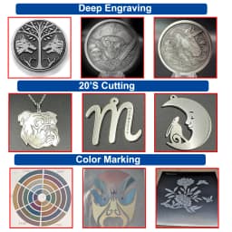 300W JPT Mopa Fiber Laser Marking Cutting Machine Deep Laser Engraving for All Metal Jewelry Laser Engraver for Drilling ngraver