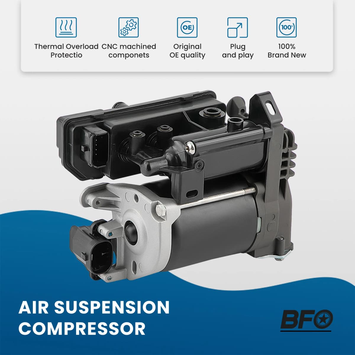 Air Ride Suspension Compressor For Citroen C4 Grand Picasso 2006-2013 9682022980 Shock Absorber Parts