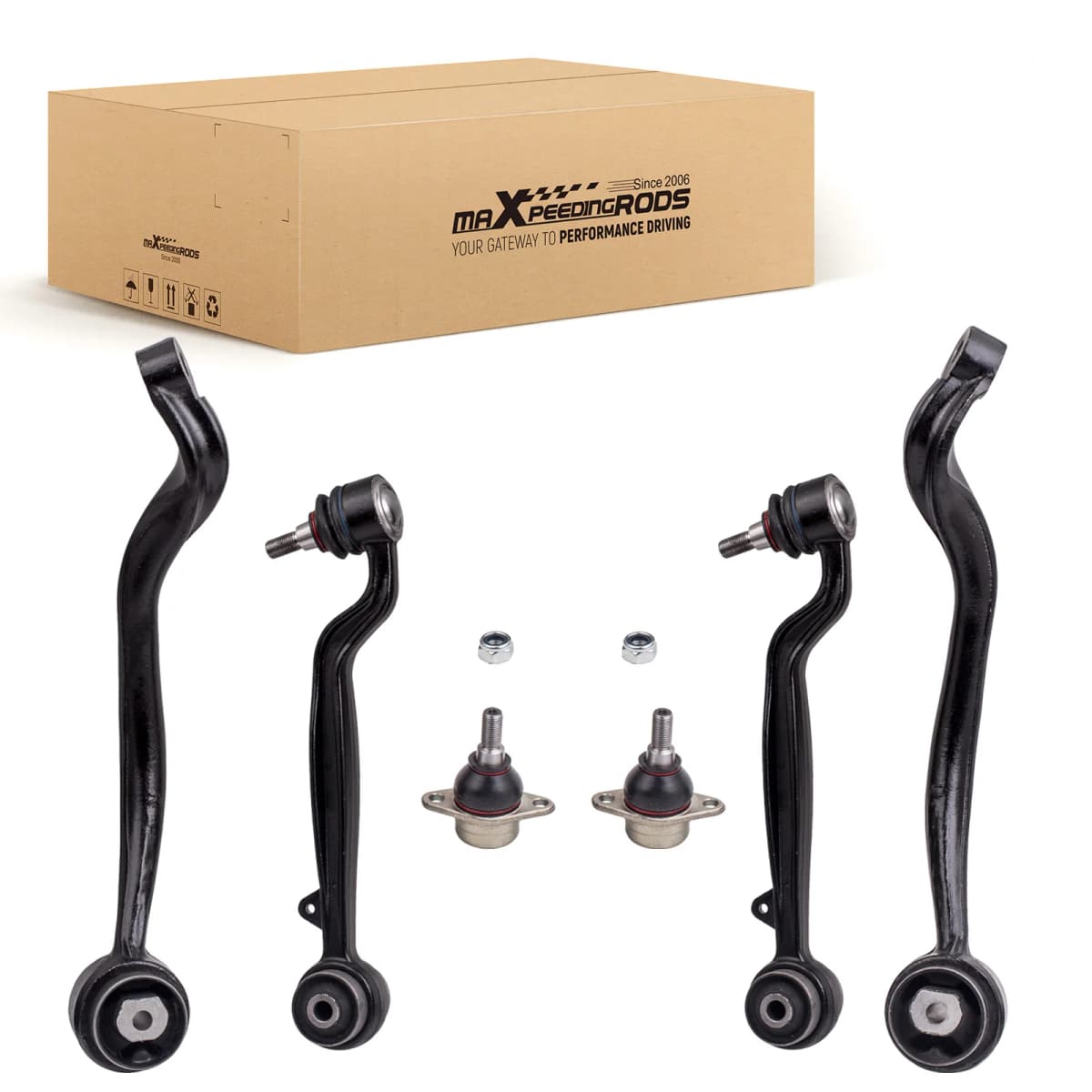 Front Upper Lower Suspension Control Arms Ball Joints Set For Range Rover 2002-2012