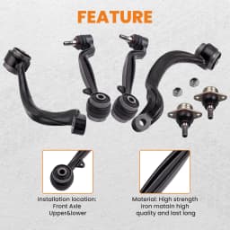 Front Upper Lower Suspension Control Arms Ball Joints Set For Range Rover 2002-2012